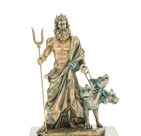 Greek God of the Underworld Hades and Cerberus Statue, God of Death ...