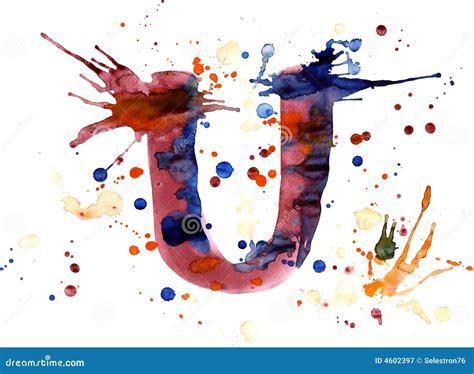 Painting Letter U