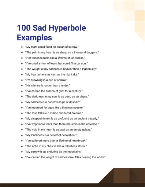 Poem About Hyperbole