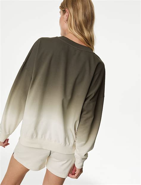 Buy Pure Cotton Ombre Lounge Sweatshirt at Marks & Spencer