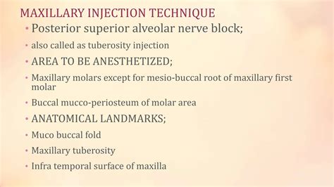 Extraoral Technique of Local Anesthesia 的图像结果