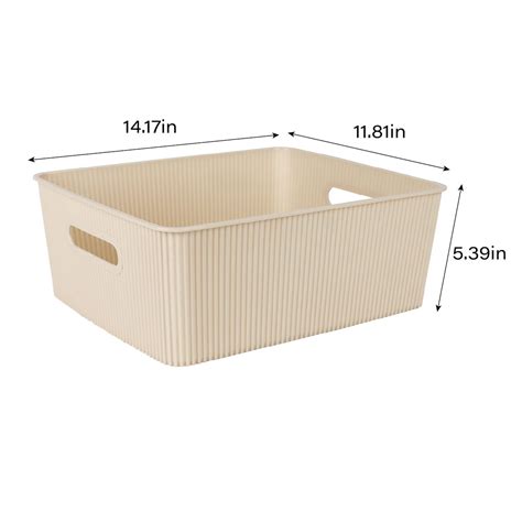 Doric Tan Storage Basket Medium | At Home