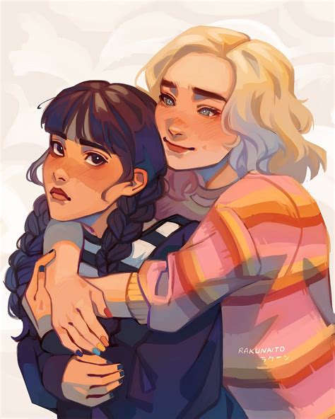 Wednesday and Enid by mao : r/wenclair