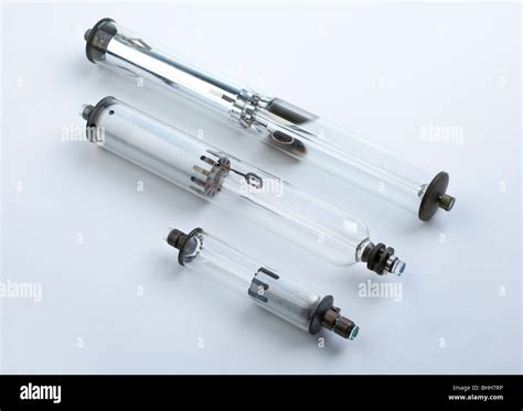 helium neon laser tubes Stock Photo - Alamy