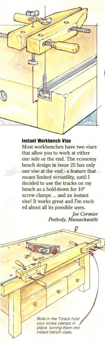 Instant Workbench Vise • WoodArchivist