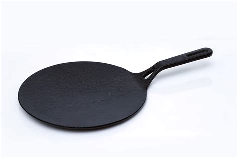 Buy ARUNDRA Pre-Seasoned Cast Iron Roti Tawa of 26 cm Diameter with ...
