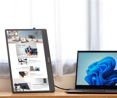 PRO MP161 E2 | Portable & Ultra-slim Business Monitor 15.6 inch | MSI