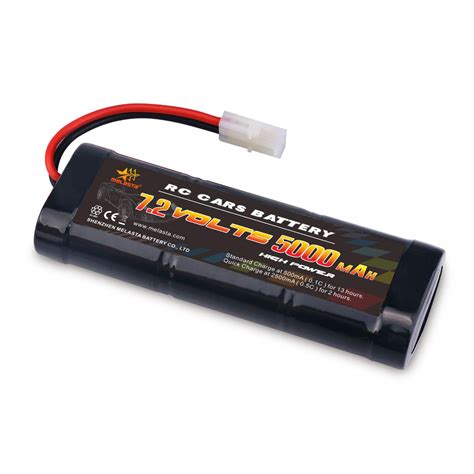 Buy MELASTA 7.2V 5000mAh Ni-MH High Power Battery Packs with Tamiya ...