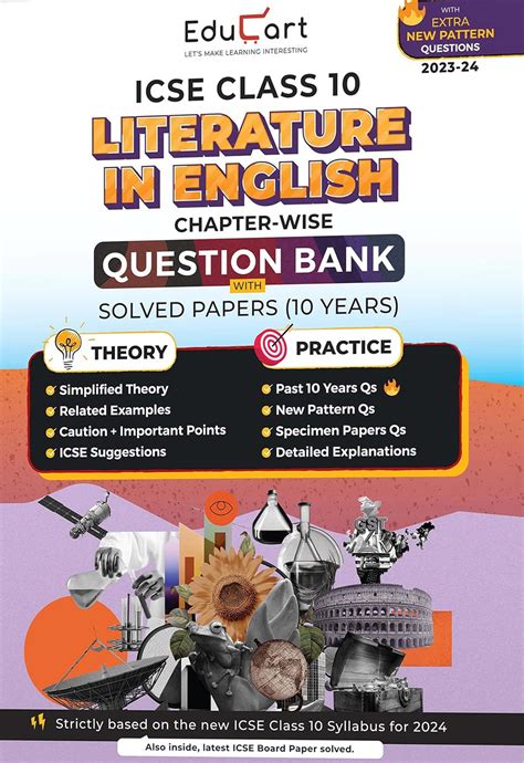 Educart ICSE Class 10 ENGLISH LITERATURE Question Bank + Solved Papers ...
