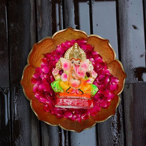 Buy 8INCH Ekaakshara Eco-Friendly Ganpati | Plant-A-Ganesha Online in ...