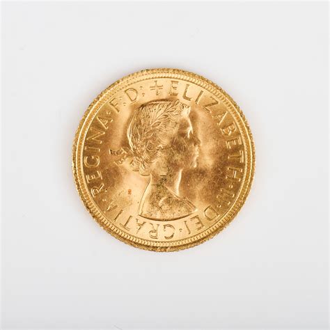 Images for 1477257. COIN, gold, Elizabeth II Dei Gratia Regina F:D ...