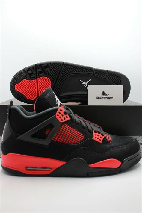 Jordan 4 Black And Red