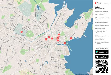 Printable Street Map Of Salem Ma Pictorial Map Of Salem,