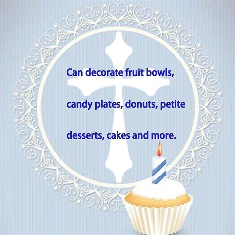 Labakita 24 Pcs Christening Cross Cupcake Toppers - India | Ubuy