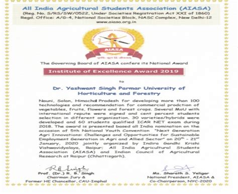 Dr YS Parmar University of Horticulture & Forestry