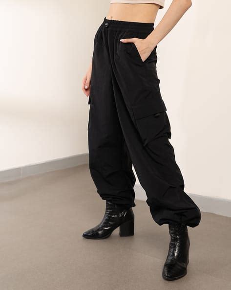 Buy Black Trousers & Pants for Women by Shein Online | sheinindia.in