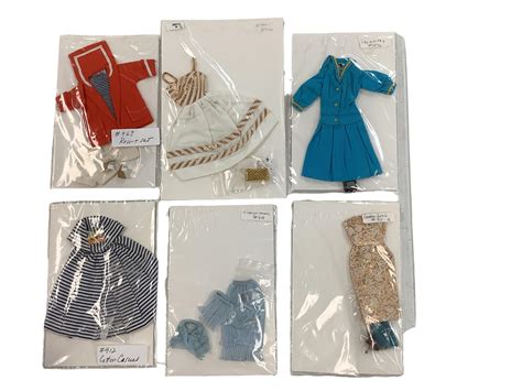 Lot - (6) VINTAGE BARBIE OUTFITS