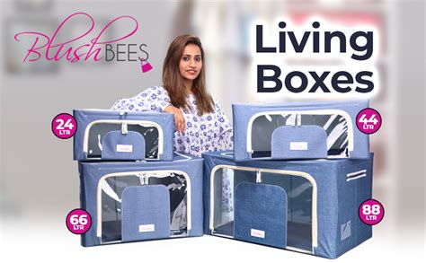BlushBees Living Box - 600D Oxford Fabric Large Storage Boxes for ...