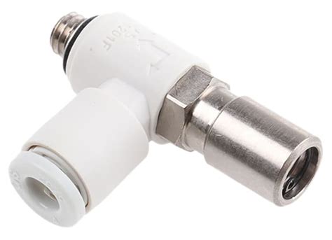 AS1201F-M5-04D SMC | SMC AS Series Threaded Speed Controller, M5 x 0.8 ...