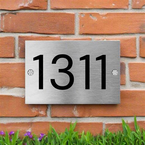 Customized House Number Plate (Steel) | Premium Name Plate For Homes ...