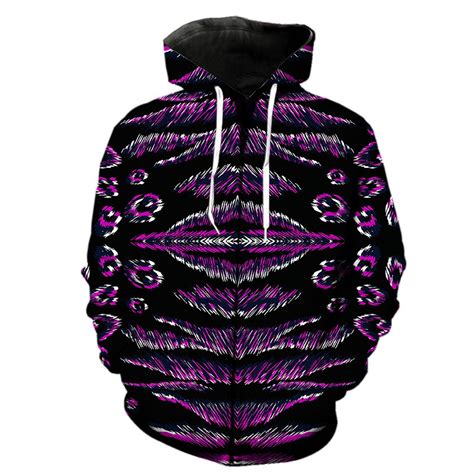 3d Print Leopard Zipper Hoodie For Men Fashion Harajuku Animal Fur ...