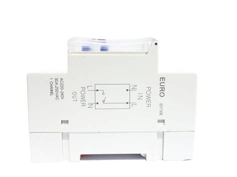Euro EDT30N Din Type Digital Timer Made in Germany - 30 Amps - 20 ON ...