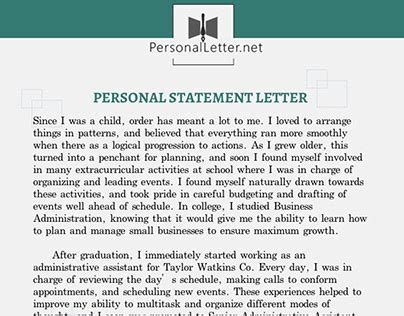 Image result for Personal Letter Example