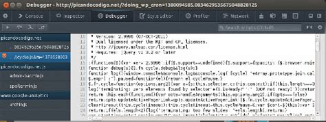 Firefox JavaScript Debugger 的图像结果