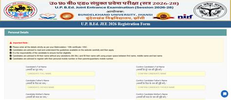 UP BEd JEE 2026 registration starts at bujhansi.ac.in; check ...