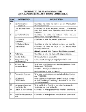Image result for How to Fill Out Form Guide Example