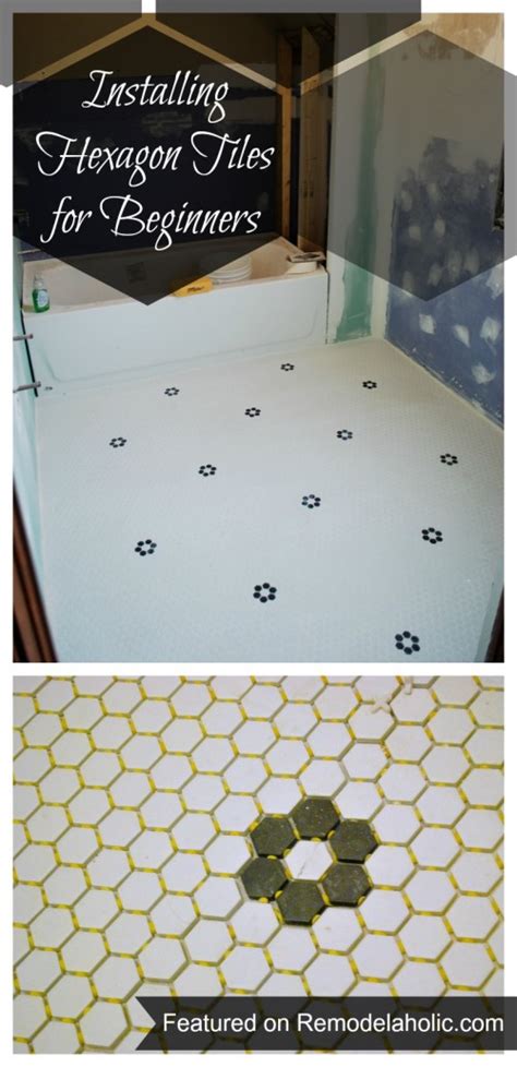 Installing Hexagonal Floor Tile 的图像结果