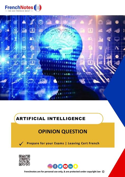 Artificial Intelligence - Leaving Cert French Opinion Question