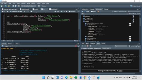 Image result for R Studio How to Query SQL Server Using ODBC