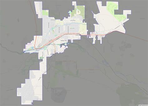 Map of Cañon City - Thong Thai Real