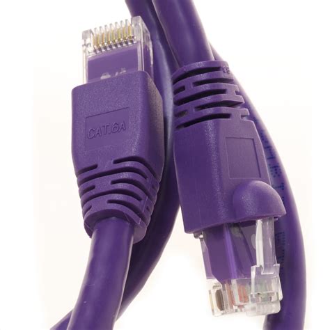 Cat6a Ethernet Cables Snagless - Bootless - Shielded Cables