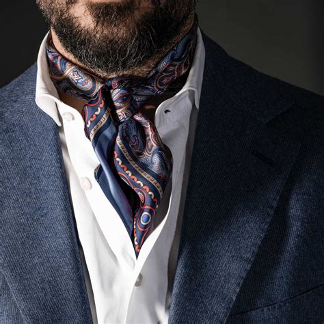 Men's Silk Neckerchiefs - Large Bandanas - Understated Elegance