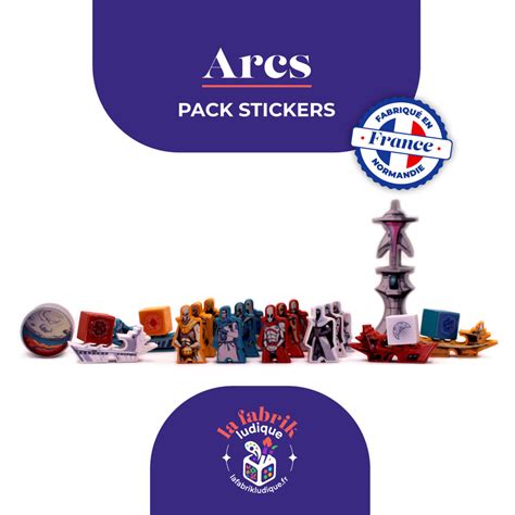 Acheter Arcs - Pack de Stickers - La Fabrik Ludique - Accessoires