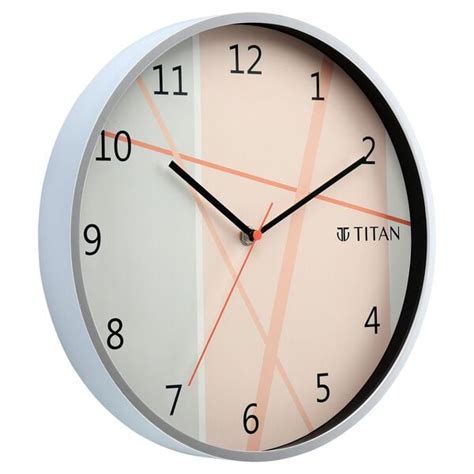 Buy Online Titan Trendy & Modern looking Multi-coloured Dial Wall Clock ...