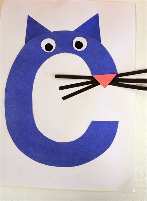 Letter C Cat Craft