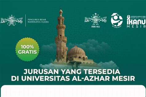 PBNU Buka Pendaftaran Beasiswa Universitas Al Azhar Mesir, Berikut ...