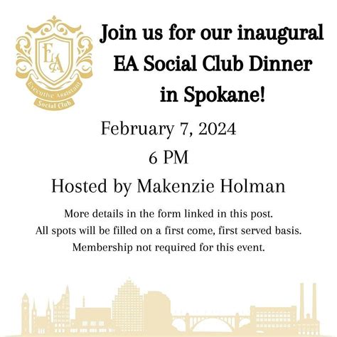 EA Social Club Dinner at Gilded Unicorn, Spokane, The Gilded Unicorn ...