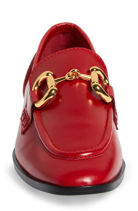 Jeffrey Campbell Velviteen Bit Loafer (Women) | Nordstrom | Red loafers ...