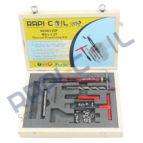 M8 x 1.25 - PrewEX Thread Repairing Kit | RAPI-COIL