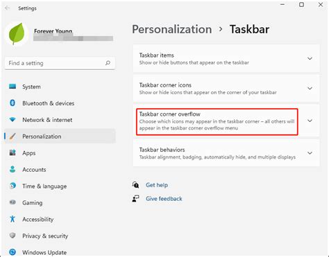 Image result for Taskbar Corner Overflow Windows 11 Show All