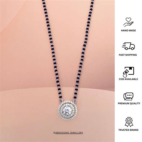 Trending 925 American Diamond Mangalsutra