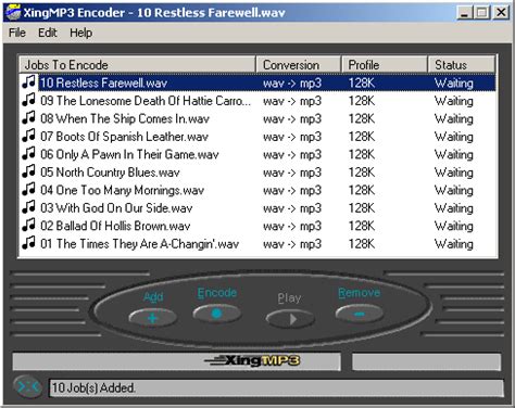 MP3 Encoder 的图像结果