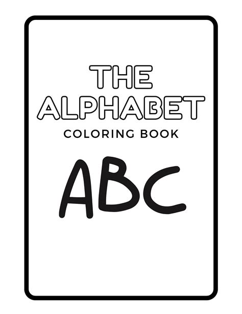 Alphabet Book Coloring Pages 的图像结果