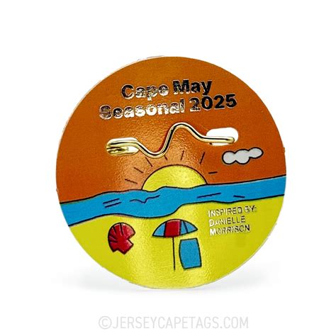 2025 Beach Tags – Jersey Cape Tags Online Store
