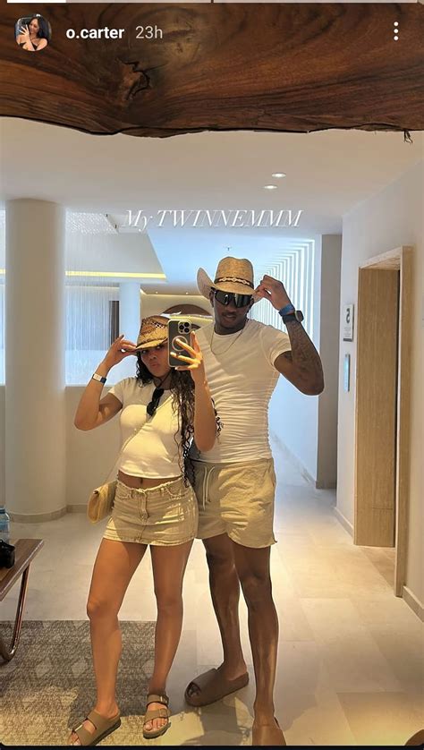 In Photos: Michael Penix Jr. and fiancee Olivia Carter turn on vacation ...