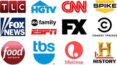 Cable TV Network Logos 的图像结果